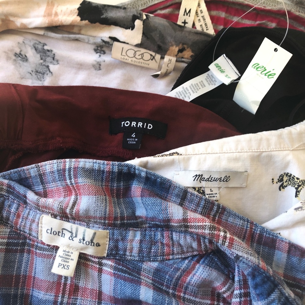 Drop 3, Box 2: Madewell, Anthropologie, Torrid, Lafayette 148, Free People...